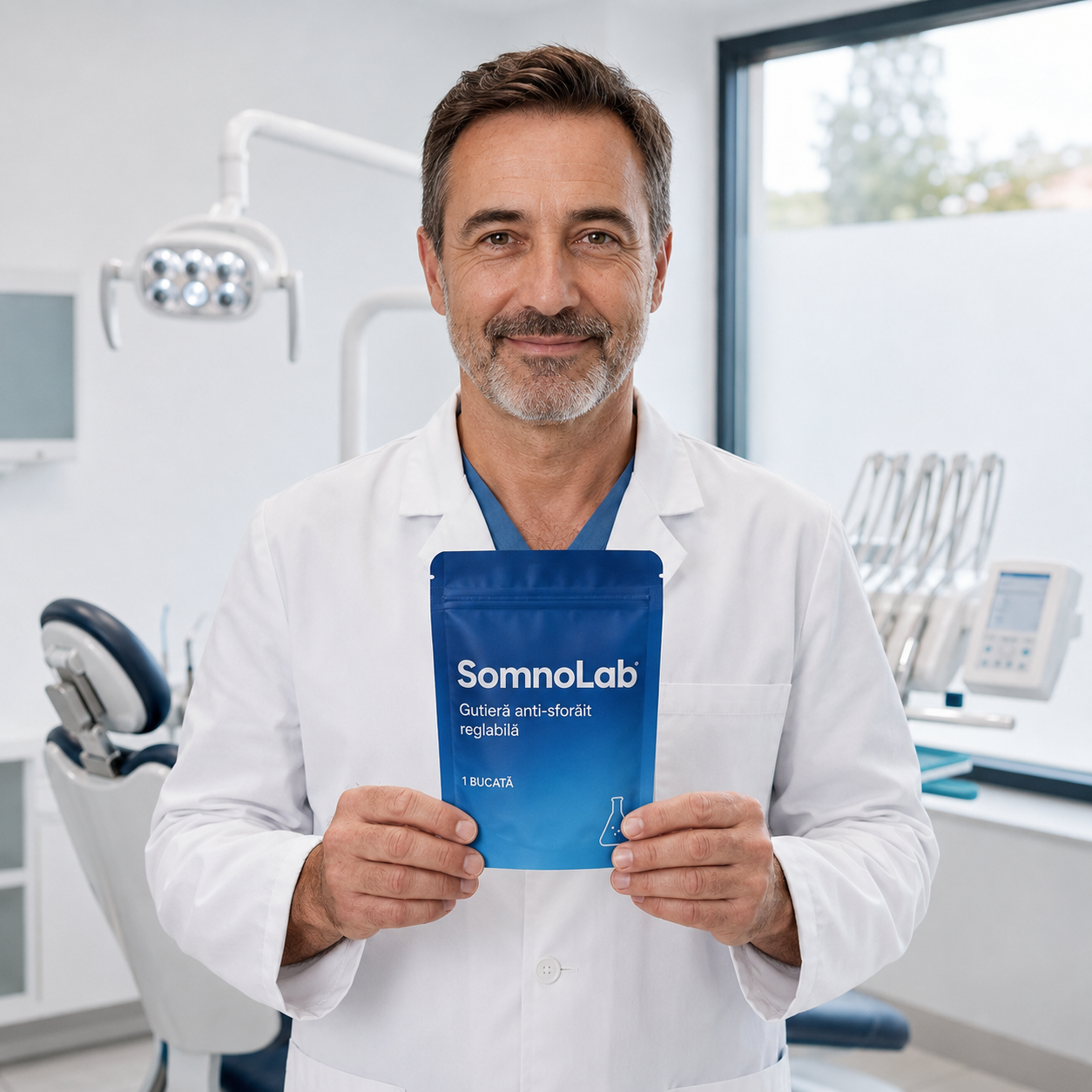 Opreste sforaitul inca din prima noapte – SomnoLab (+ CASETA IGIENICA DE PROTECTIE CADOU)