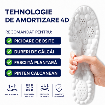 1+1 GRATIS DOAR AZI | OrtoStep™ – Branțurile 4D care reduc presiunea pe călcâi și talpă, oferind confort la mers și alinare pentru picioarele obosite
