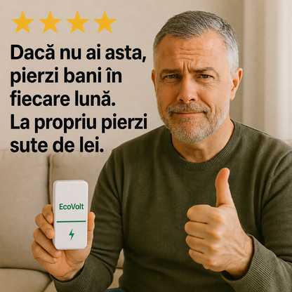 1+1 GRATIS | EcoVolt™ – Reduce fluctuațiile de tensiune și te ajută să economisești la factura de curent. Fără întreținere.