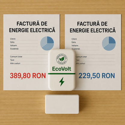 1+1 GRATIS | EcoVolt™ – Reduce fluctuațiile de tensiune și te ajută să economisești la factura de curent. Fără întreținere.