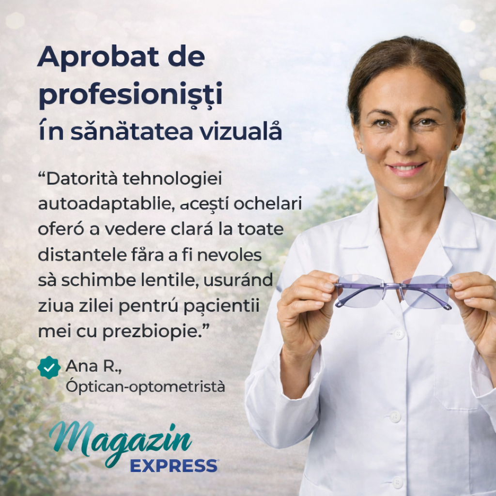 DOAR AZI: 1+1 GRATIS! – Vedere clară de aproape și de departe de la prima purtare, fără amețeli și fără să schimbi mereu ochelarii – Ray™